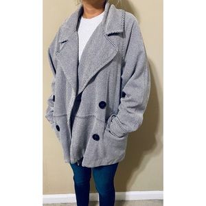 Free People black and gray jacket